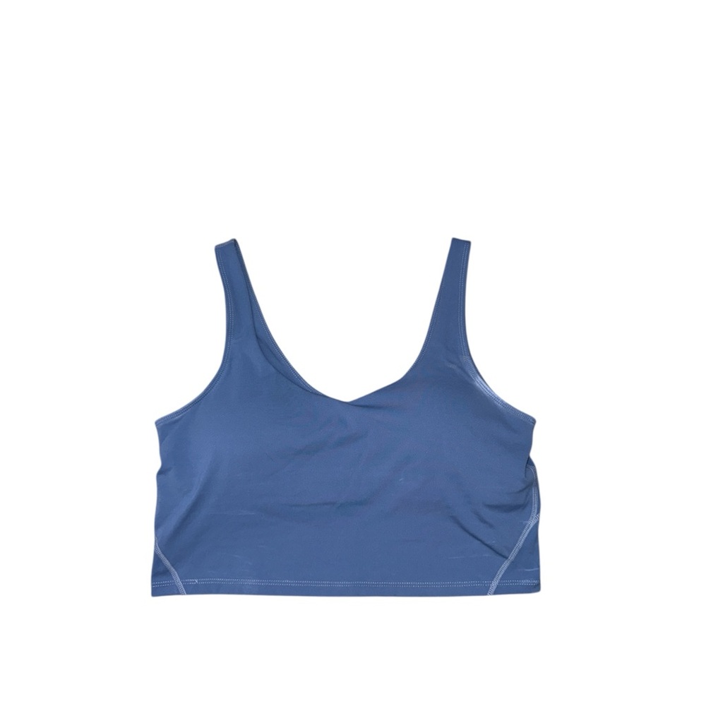 Blue Women's Sports Crop Top